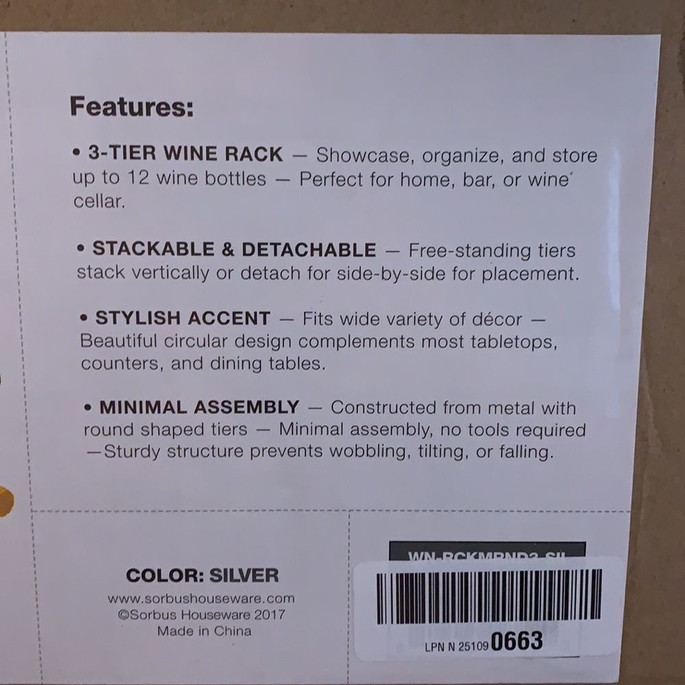 Stackable 3-Teri rack metal - Picture 2 of 4